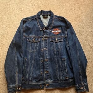Harley-Davidson Men's Blue Denim Jacket